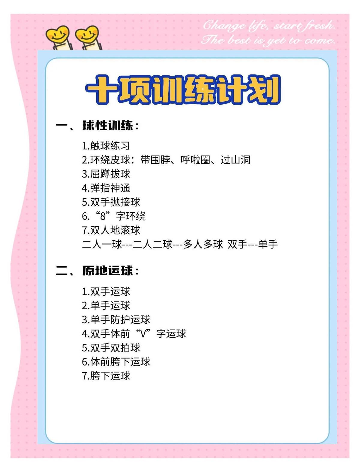 业余爱好者如何制定适合自己的篮球训练计划